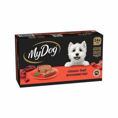 100G Gourmet Beef Trays – 24 Pack Dogs