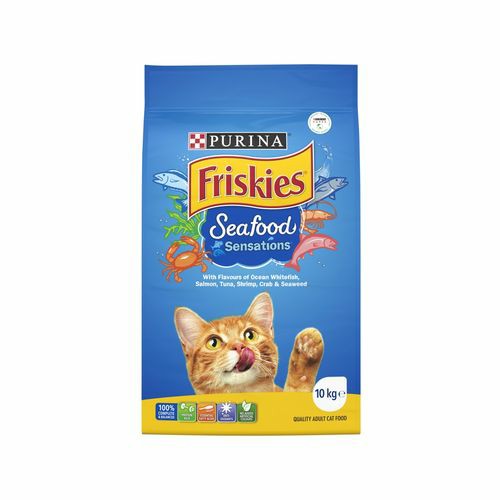 10Kg Adult Seafood Sensations Dry Cat Food Cats