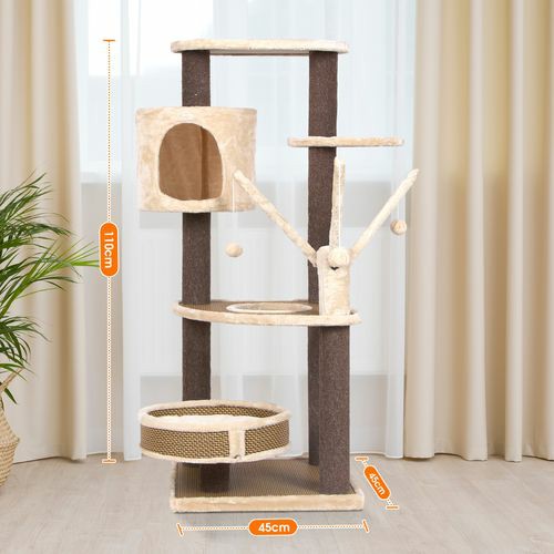 110Cm Cat Scratching Post Tree Cats