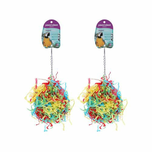 13X18Cm Shredder Ball Parrot Pet/Bird Toy – 2X Birds