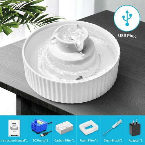 16 X Pet Dog Cat Fountain Filter Replacement Automatic Water Dispenser Compatible Bowls And Feeders