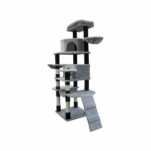 161 Cm Cat Scratching Post Tree Scratcher Pole-Little Grey Cats