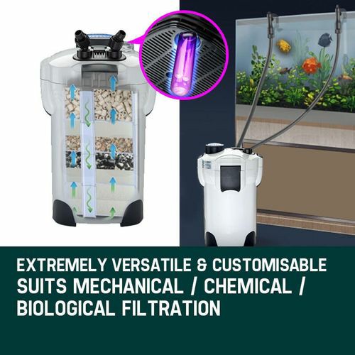 1,850L/H Aquarium External Canister Filter Pump, P4000 Fish