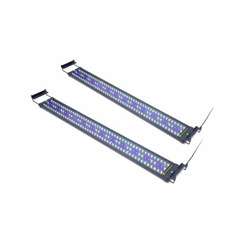 2 Set 27W Aquarium Blue White Led Light For Tank 95-115Cm Fish