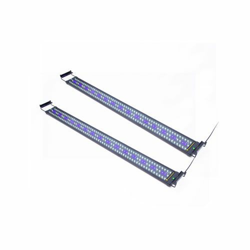 2 Set 33W Aquarium Blue White Led Light For Tank 120-140Cm Fish