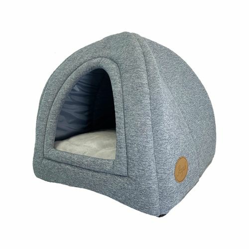 35Cm Cat Dome Igloo Bed – Light Grey Beds