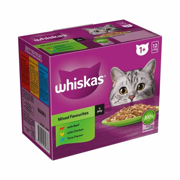 Adult 1 + Years Wet Cat Food Mixed Favourites In Jelly 85G X 12 Pack Cats