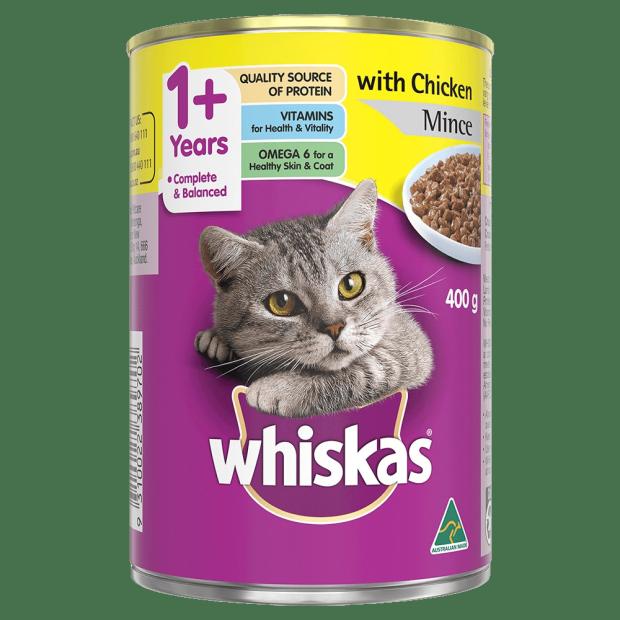 Adult 1+ Years Wet Cat Food With Chicken Mince Can 400G Cats