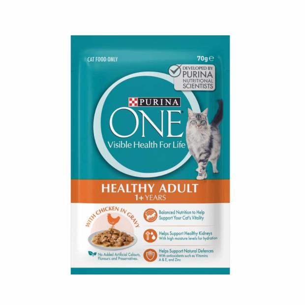 Adult Chicken In Gravy Wet Cat Food 70G Cats