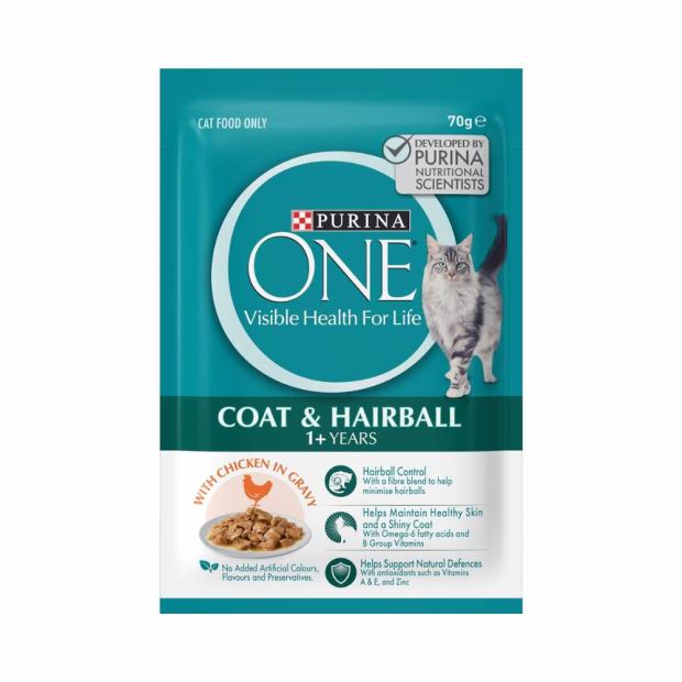 Adult Hairball Control With Chicken In Gravy Wet Cat Food 70G Cats