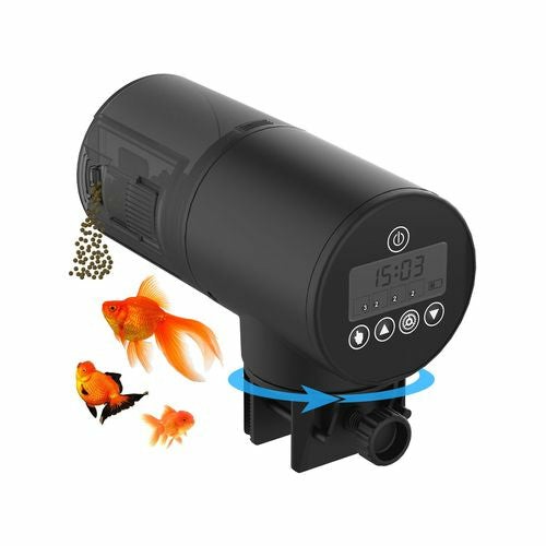 Automatic Fish Feeder Timer Aquarium Food Dispenser Lcd Digital Fish