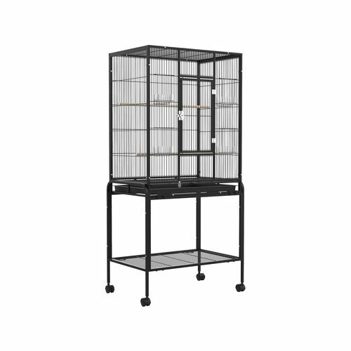 Bird Cage Pet Cages Aviary 135Cm Large Travel Stand Budgie Parrot Birds