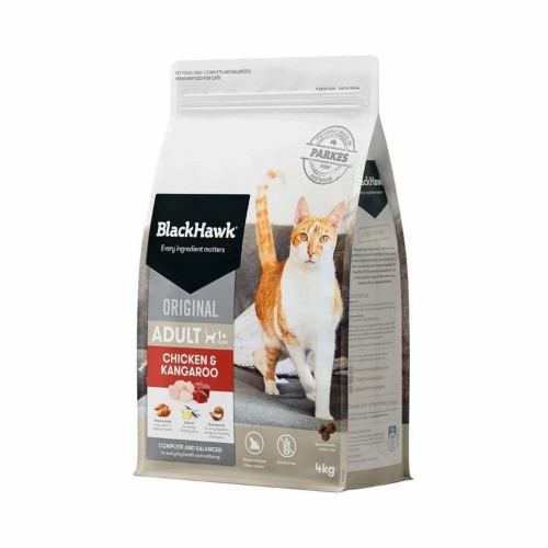 Black Hawk – Original Chicken Kangaroo Dry Cat Food 4Kg Cats