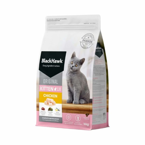 Black Hawk – Original Chicken Kitten Dry Cat Food 4Kg Cats