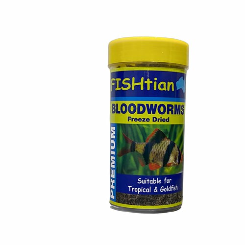 Bloodworm Freeze Dried Fish Food – 100Ml Fish