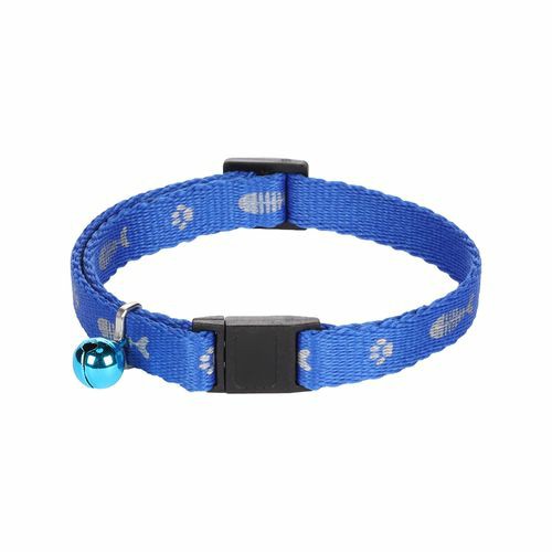 Cat Collar – Ziggi 20-35Cm Flower Blue Cats