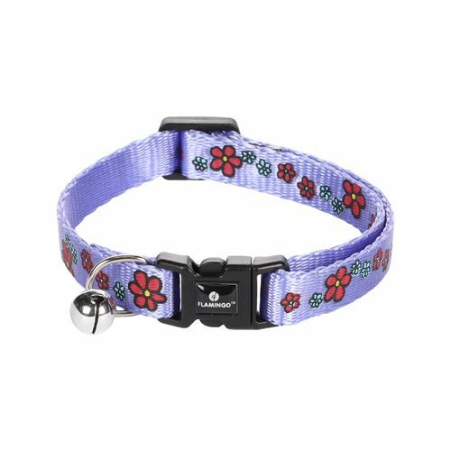 Cat Collar – Ziggi 20-35Cm Flower Lilac Cats