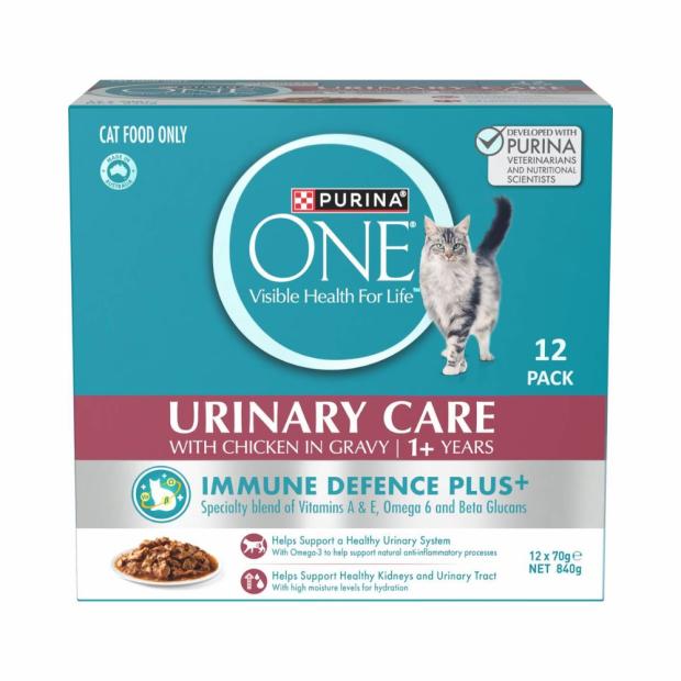 Cat Food Urinary Care Chicken In Gravy 70G X 12 Pack Cats