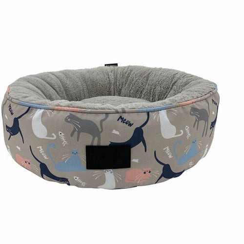 Catisse Taupe Cat Donut Beds