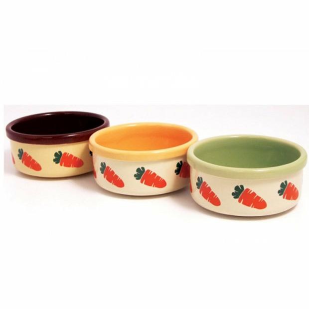 Ceramic Carrot Bowls (5″) Cats