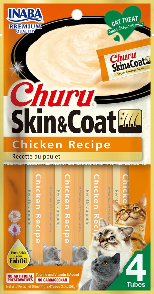 Churu Skin & Coat Chicken Recipe Cats