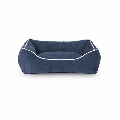 Cord Dog Bed 65Cm – Navy Blue – Medium Beds