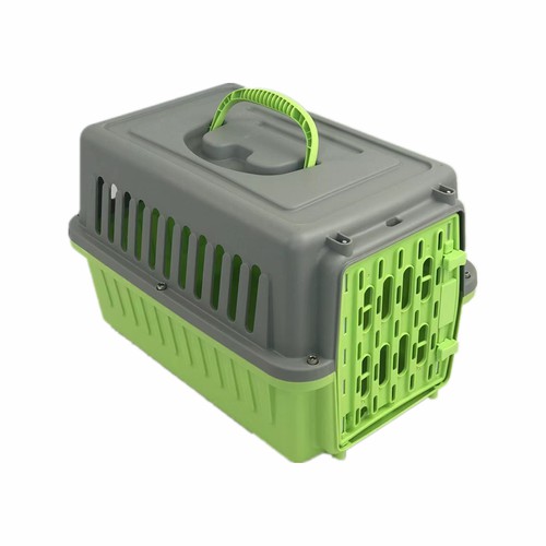 Dog Cat Rabbit Crate Pet Guinea Pig Carrier Kitten Cage – Green – Small Dogs