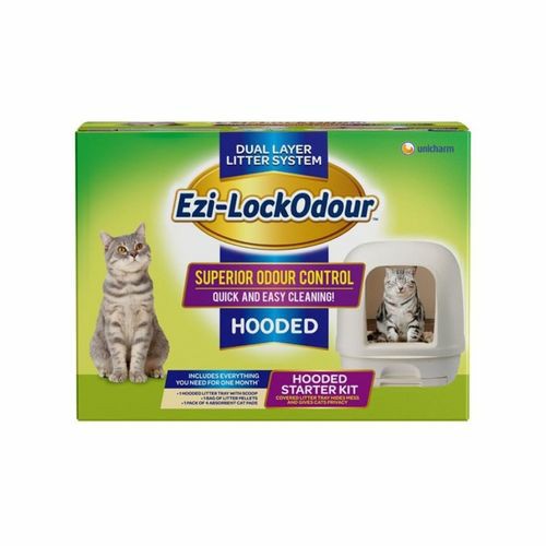 Dual Layer Hooded Cat Litter System Cats