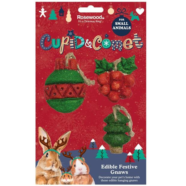 Edible Festive Gnaws (3Pc) Small Pets