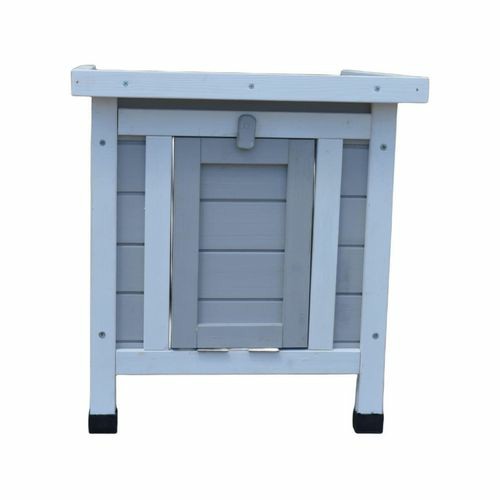 Grey Small Chicken Coop Rabbit Hutch Ferret Cage Guinea Pig Dog Cat Nesting Box Pet Enclosures And Gates