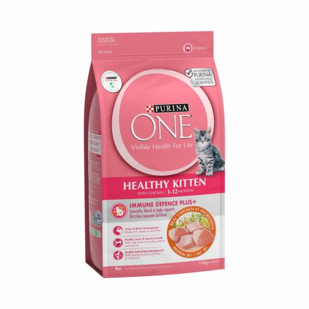 Healthy Kitten With Chicken 1-12 Mnth Dry Cat Food 1.4Kg Cats