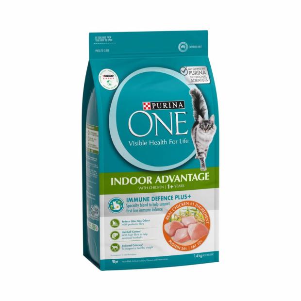 Indoor Advantage With Chicken 1+ Years Dry Cat Food 1.4Kg Cats