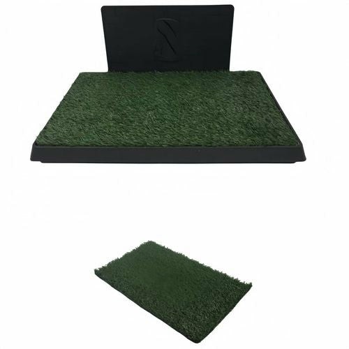 Indoor Dog Puppy Toilet Grass Potty Training Mat Loo Pad Pad With 2 Grass – X Large Dogs