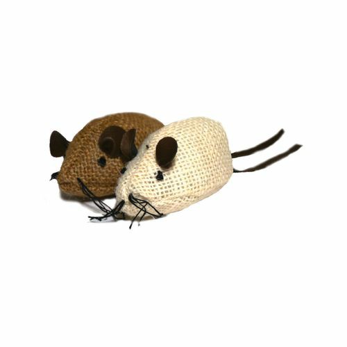 Jolly Moggy Catnip Mice/Mouse Cat Playing Teasing Soft Toy – 2Pc Cats