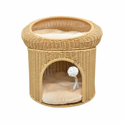 Kelly Tower Pet House – Home Made” And “Natural Rattan Beds