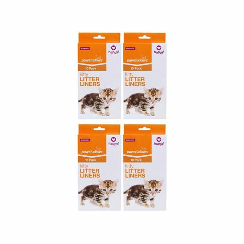 Kitty Litter Liners 72X30Cm – 40Pk Cats