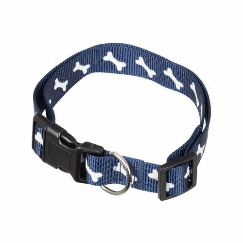 Large Bone Print Dog Collar Dogs