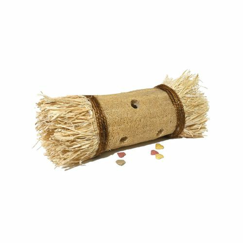 Loofa Toss ‘N’ Treat Rabbit/Guinea Pig Pet Roller Activity Toy Natural Pet Enclosures And Gates