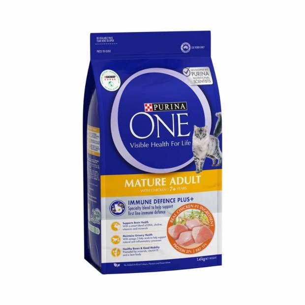 Mature Adult With Chicken 7+ Years Dry Cat Food 1.4Kg Cats