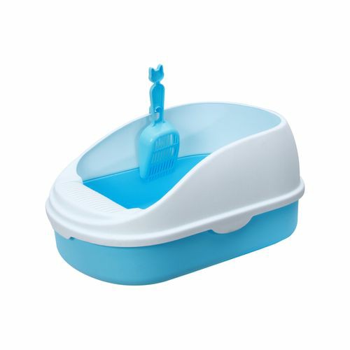 Medium Portable Cat Toilet Litter Box Tray With Scoop Cats