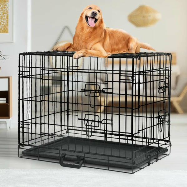 Metal Dog Cage Pet Crate Dogs