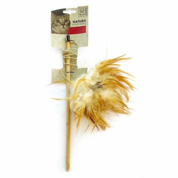 Natura Feather Wand 35.5 Cm Cats