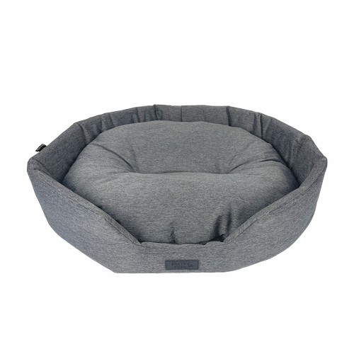 Outdoor Water Resistant Removable Cushion Pet Bed – Large – Grey Beds