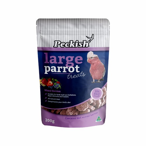 Parrot Treats Mixed Berries – 200G Large Birds