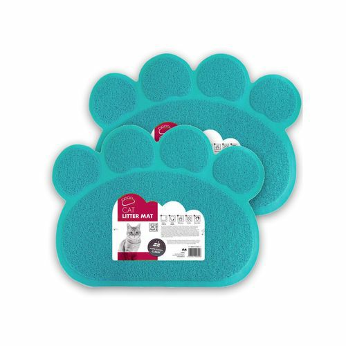 Paw Cat Litter Mat 60X45Cm – 2Pk Cats