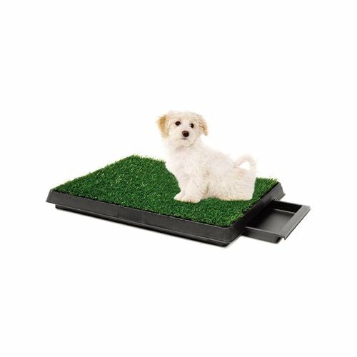 Paws & Claws Portable 63Cm Dog/Puppy/Pet Indoor Training Potty Grass W/ Tray Dogs