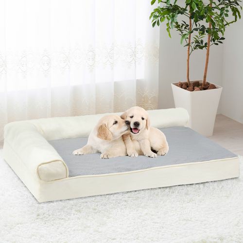 Pet Bed Memory Foam Calming Dog Cushion 102X76X20Cm Beds