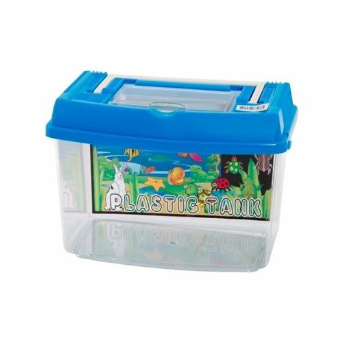 Plastic Fish/Bug/Insect Aquarium Container Medium 21Cm 4.5L W/Lid Assorted Fish