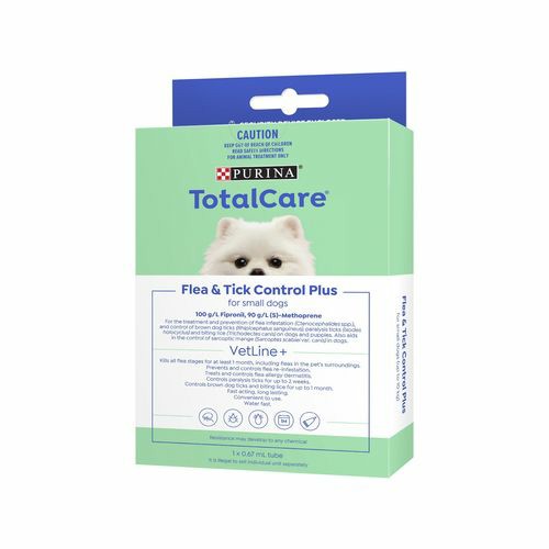 Purina Total Care Small Dogs Flea And Tick Control Plus Dogs