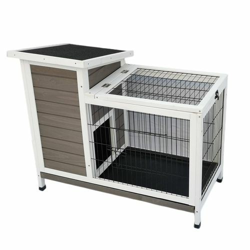 Rabbit Hutch Cat House Cage Guinea Pig Ferret Cage Pet Enclosures And Gates